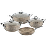 Pasha Storm granitni set posuđa 7/1 - 3051