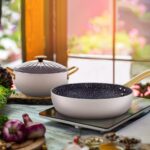 Granitni set posuđa 3/1 - PASHA WHITE