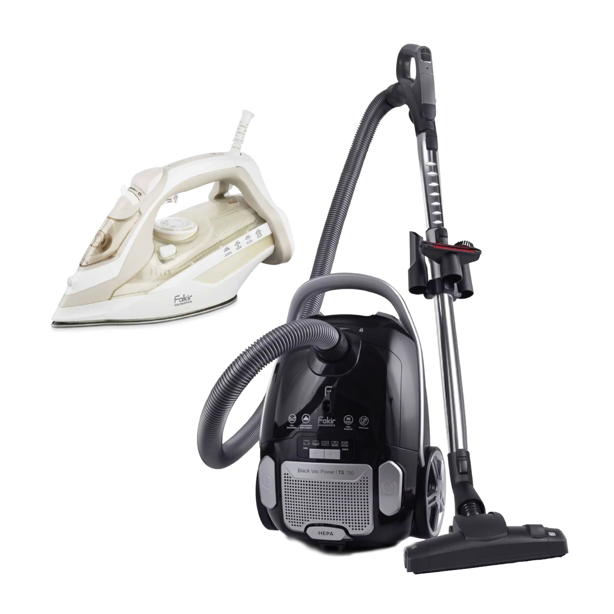 AVG-8 BLACK VAC usisivač + Pegla - TS-790 + Valens