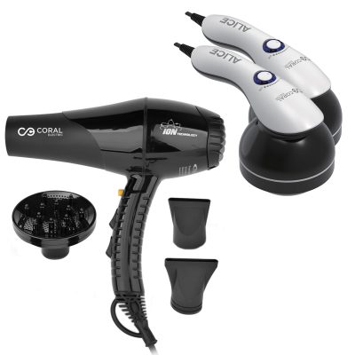 Profesionalni fen za kosu + 2x Masažer - VF-2000 PRO CARE + MN-1000 Alice