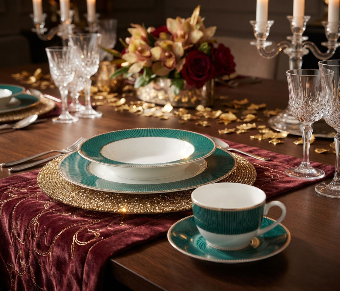 SMARAGD porcelanski servis za ručavanje 30/1 – 2245